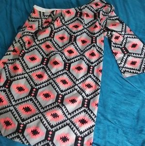 One sleeve sheer dress